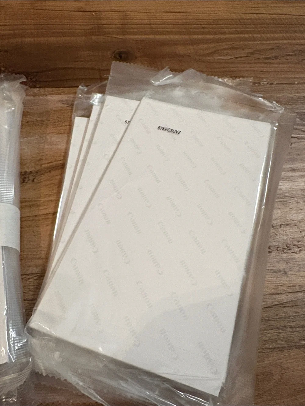 KRUU White 4x6 cannon photo paper and 5 replacement Printer Ribbons